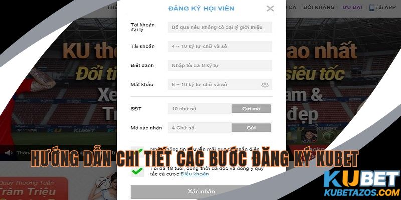 Hướng dẫn chi tiết các bước đăng ký KUBET cho thành viên